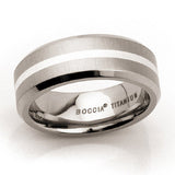 0108-02 Boccia Titanium Ring