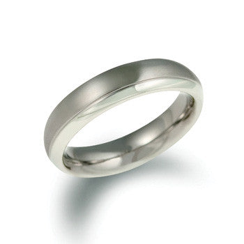 0130-07 Boccia Titanium Ring