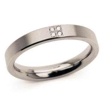 0120-04 Boccia Titanium Ring