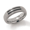 0102-12 Boccia Titanium Ring