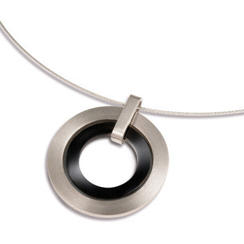 0719-03 Boccia Titanium Pendant  (choose chain separately)