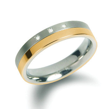 0129-04 Boccia Titanium Ring