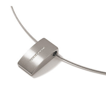 0718-02 Boccia Titanium Wedge Pendant
