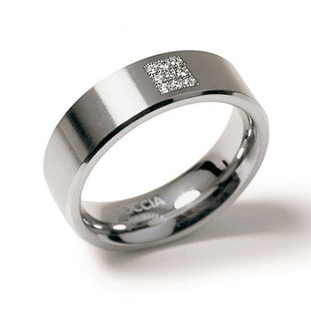 0101-18 Boccia Titanium Ring