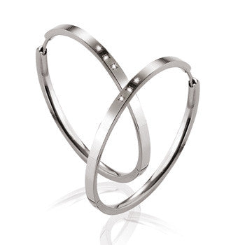 0508-08 Boccia Titanium Earrings