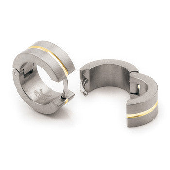 0510-03 Boccia Titanium Earrings