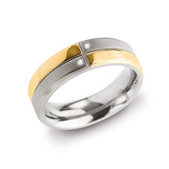 0121-01 Boccia Titanium Ring